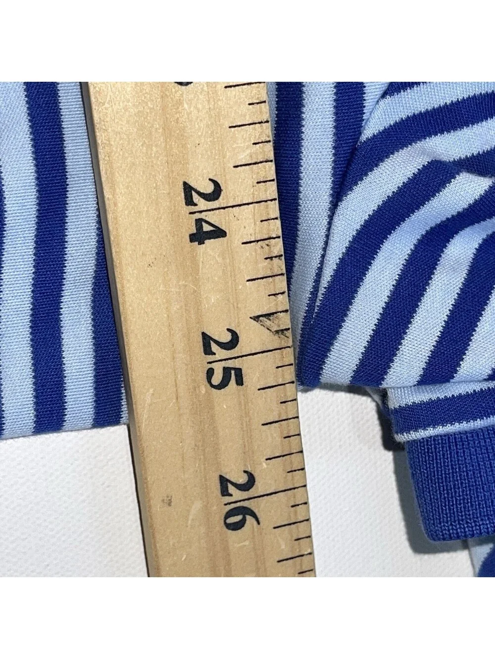 Polo Golf Ralph Lauren Classic Fit Blue Striped Navy Pony Mens XXL Preppy